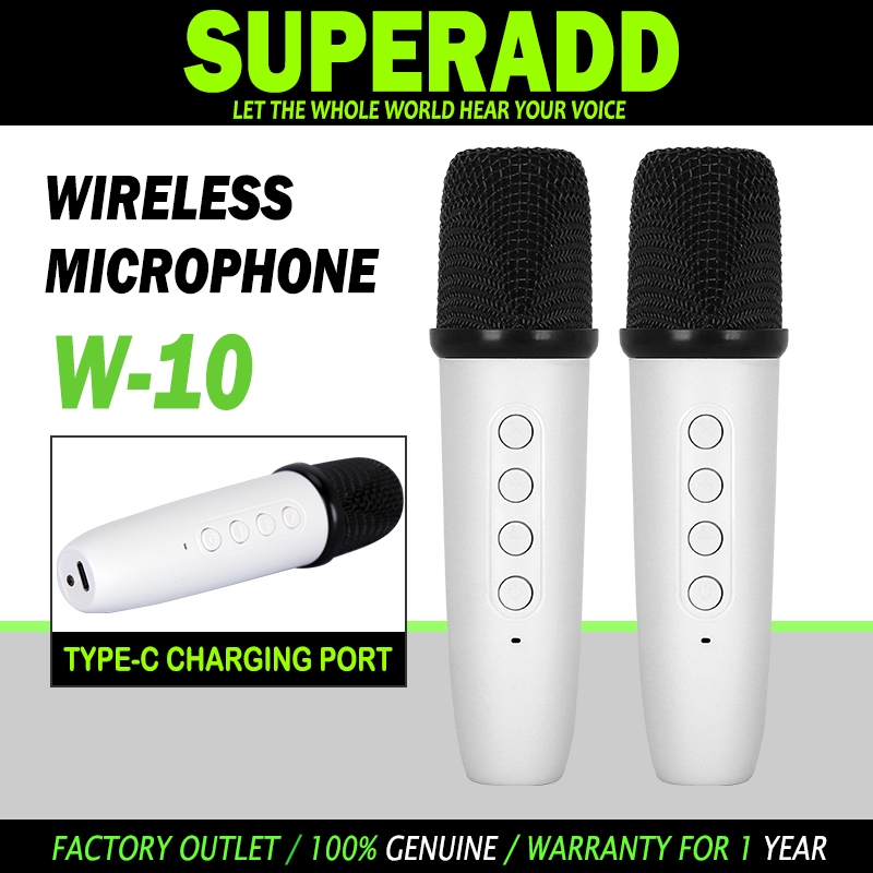 Factory SUPERADD W 10 Wireless Microphone Handheld dynamic