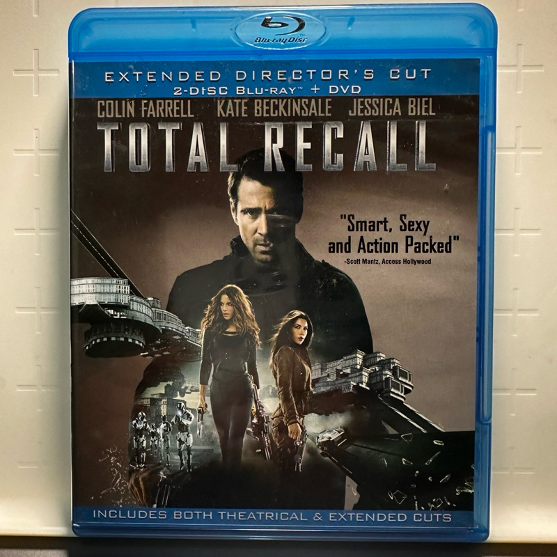 Total Recall Blu-ray Movie (2012 Release, Extended Director's Cut ...