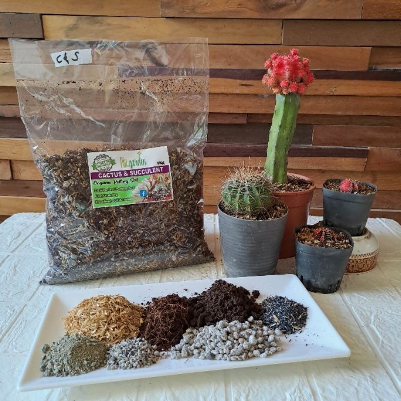 CACTUS & SUCCULENT POTTING SOIL, C&S POTTING MIX, EUPHORBIA POTTING SOIL 1KG Shopee Philippines