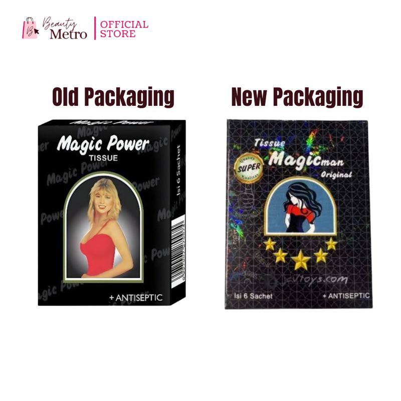 Magic Power TISSUE Magic TISSUE for Men Made in Indonesia Pocket Tissue ...