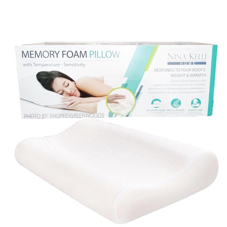 Nina Kelli Memoery Foam Pillow 60x40x18cm gws31207 Shopee Philippines