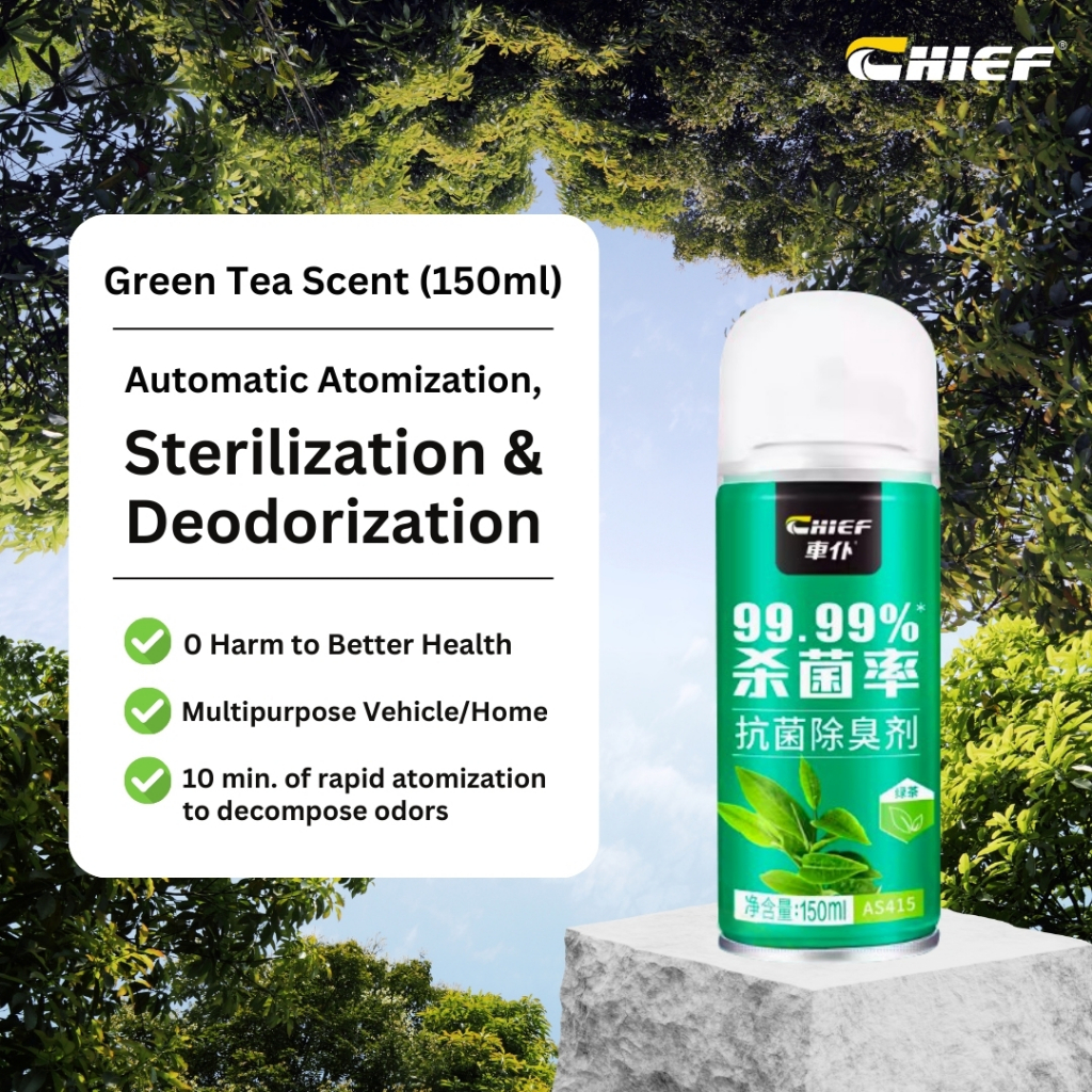 Chief Antibacterial Disinfectant Spray Home Car Air Freshener Kill