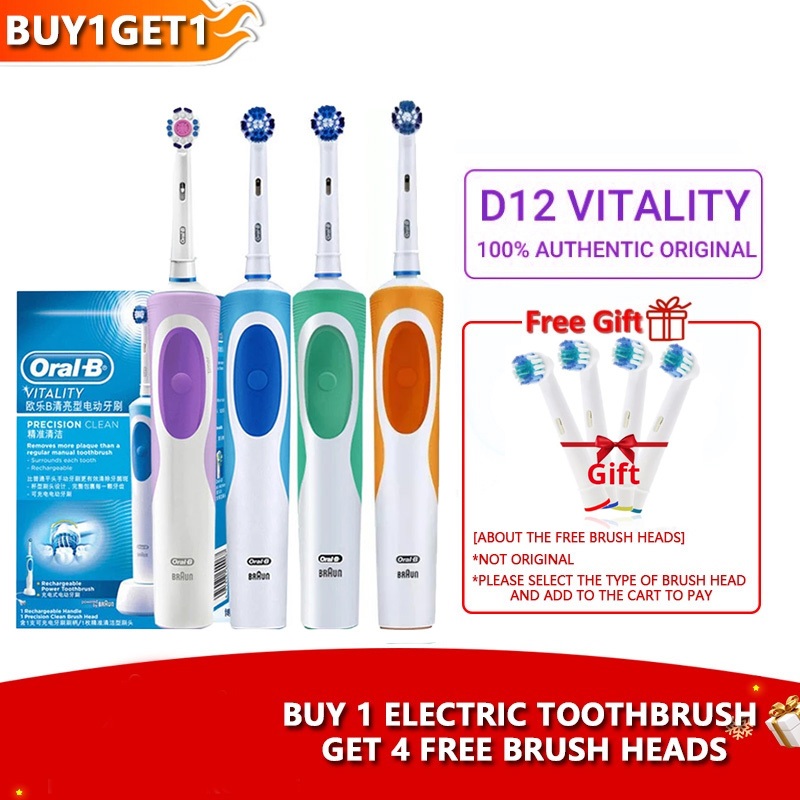 Oral B Electric Toothbrush For Adult Vitality Precision Clean Powered ...