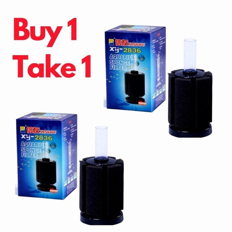 BUY 1 TAKE 1 Aquarium Sponge Filter XY2836 Shopee Philippines
