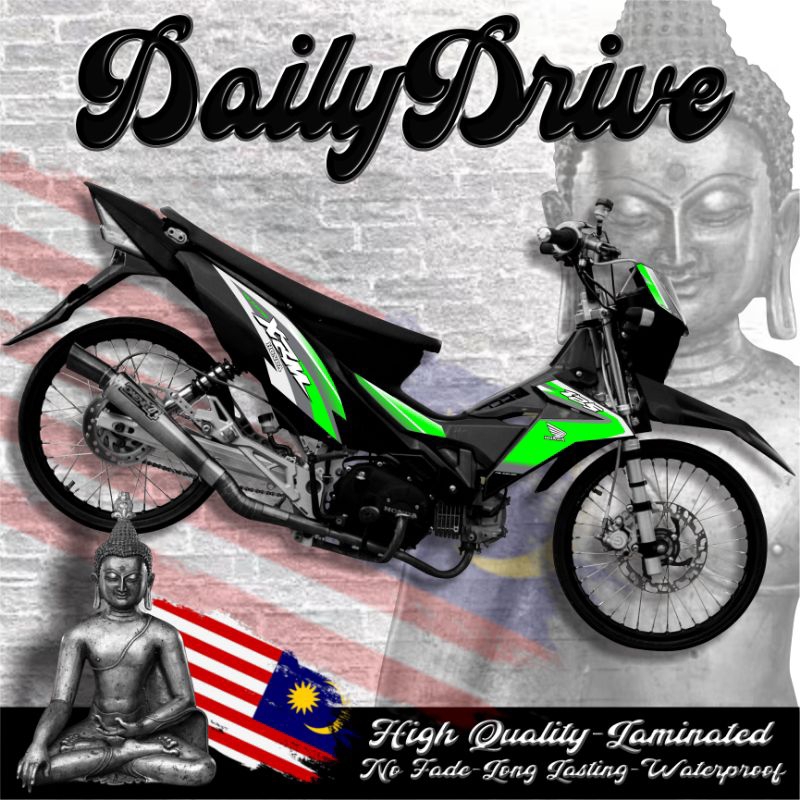HONDA XRM 125 FI V1 G1 CONCEPT STOCK SIZING DECAL Shopee Philippines