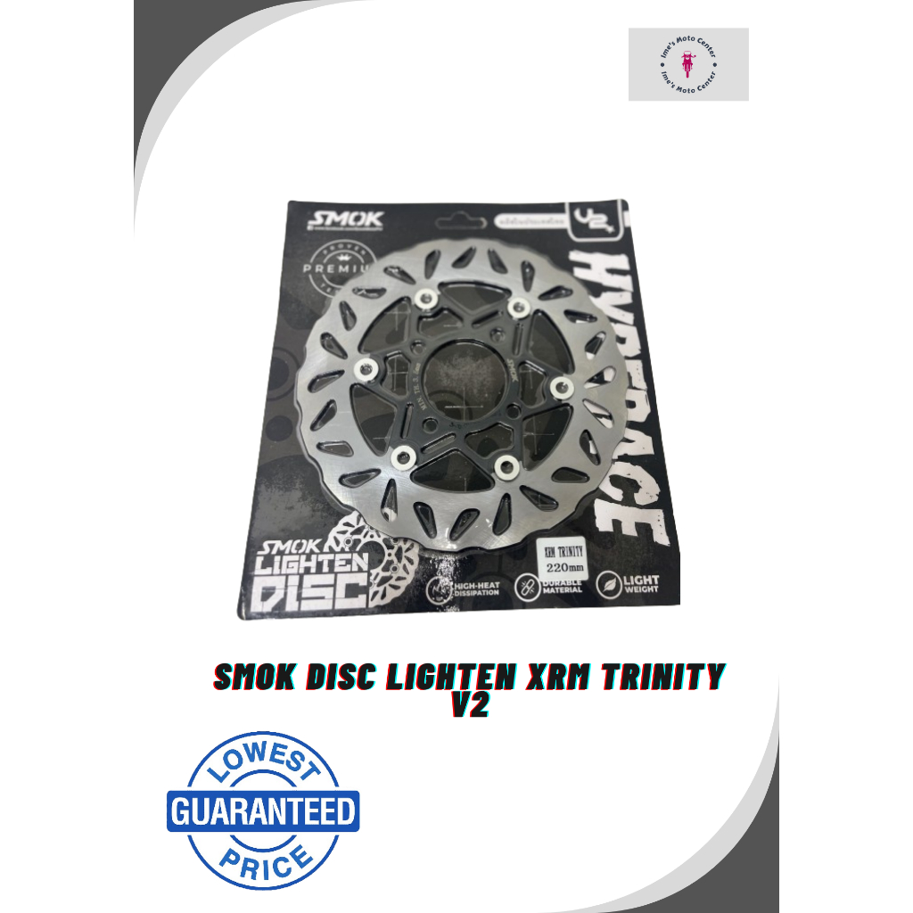 SMOK DISC LIGHTEN XRM TRINITY V2 220MM (BLACK & SILVER) | Shopee ...