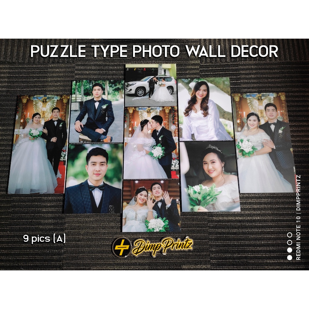 Personalized Photo Tiles Wall Decor Personalized Sintra Board (Puzzle ...