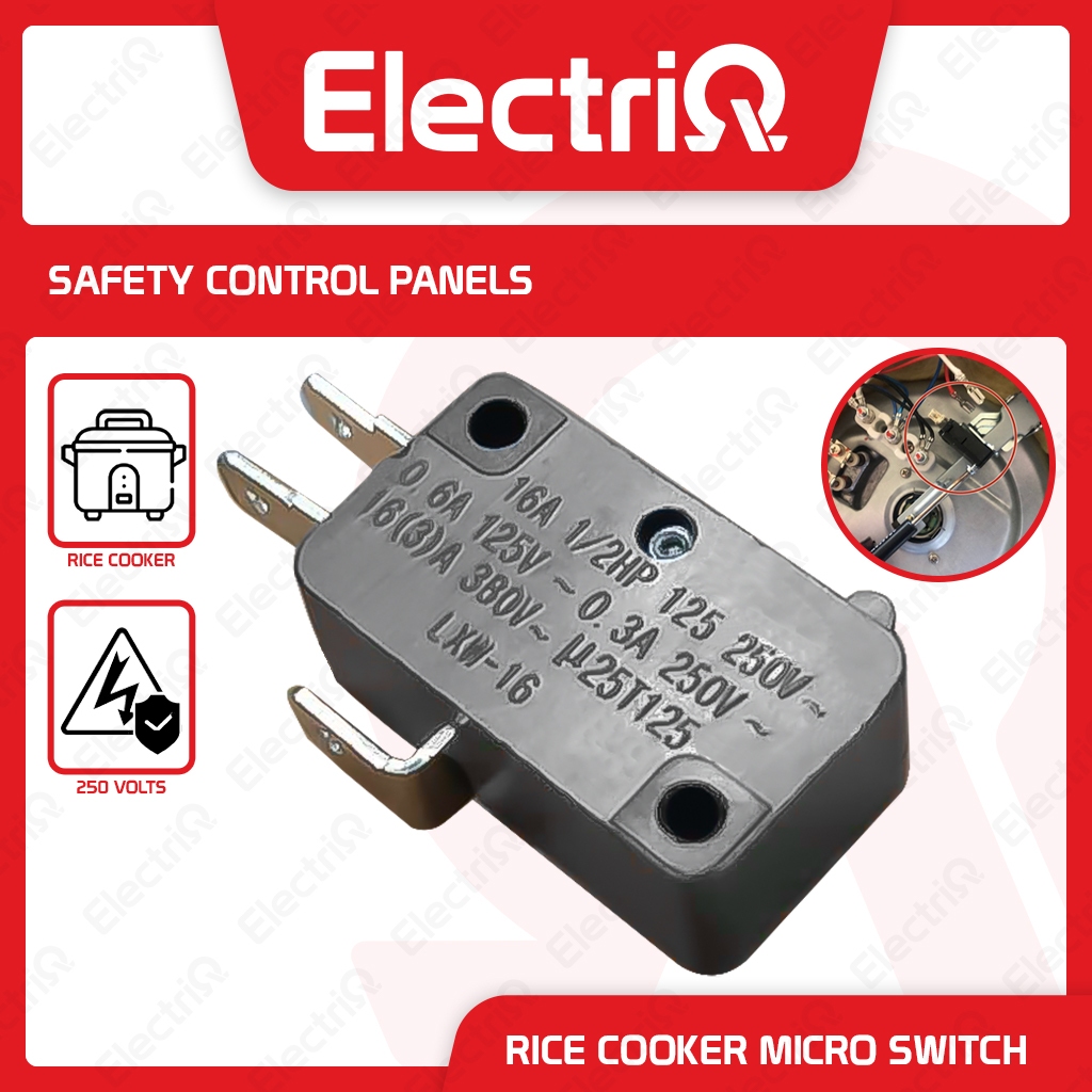 Electriq Micro Switch (soft) 16A 250V Rice Cooker Spare Parts Only ...