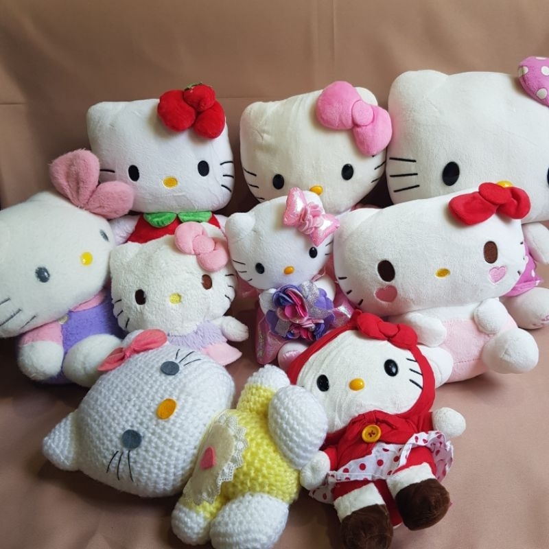 Hello kitty sanrio licence stuffed toys preloved | Shopee Philippines