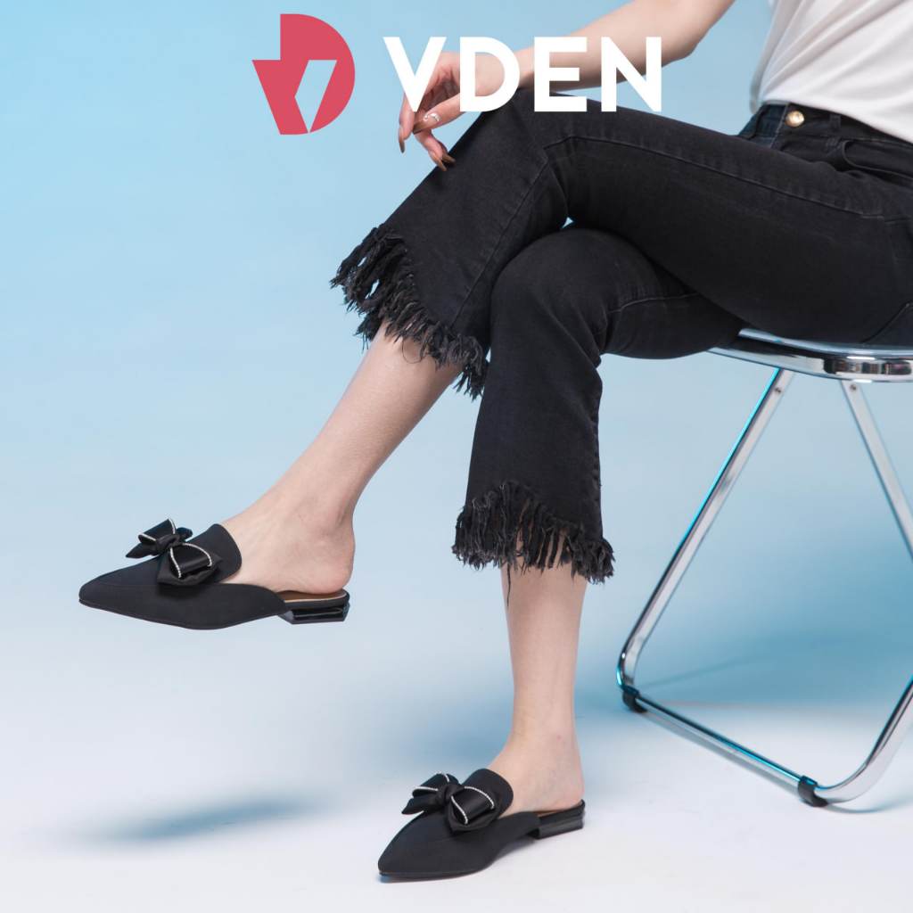 VDEN Flat Half shoes mules ADD 1 Size 886-16 Flat Heel (1 cm or less ...