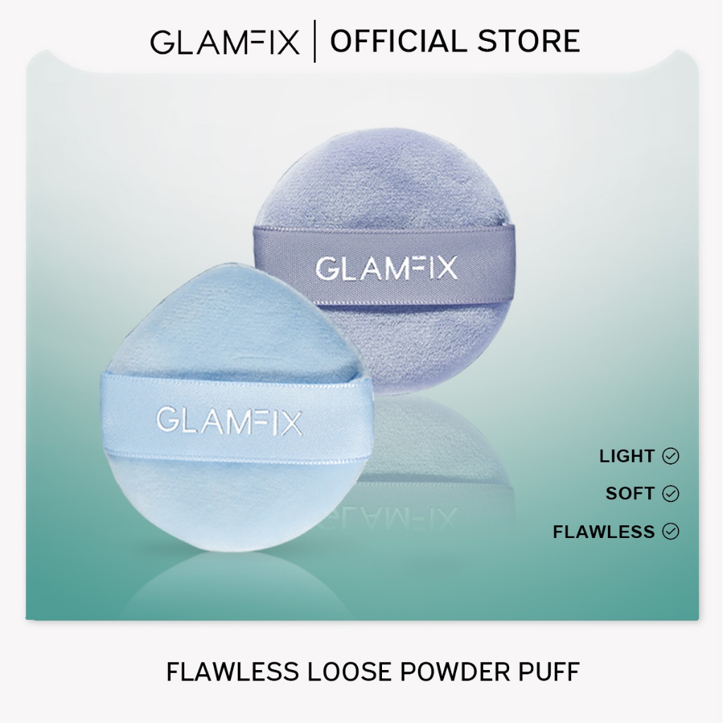 GLAMFIX Flawless Loose Powder Puff | Shopee Philippines