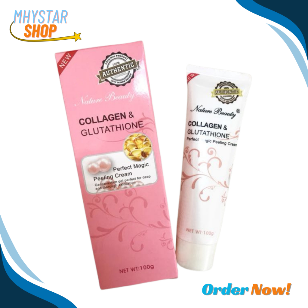 Original Peeling Cream Gel 100g Collagen and Glutathione Whitening | Shopee  Philippines