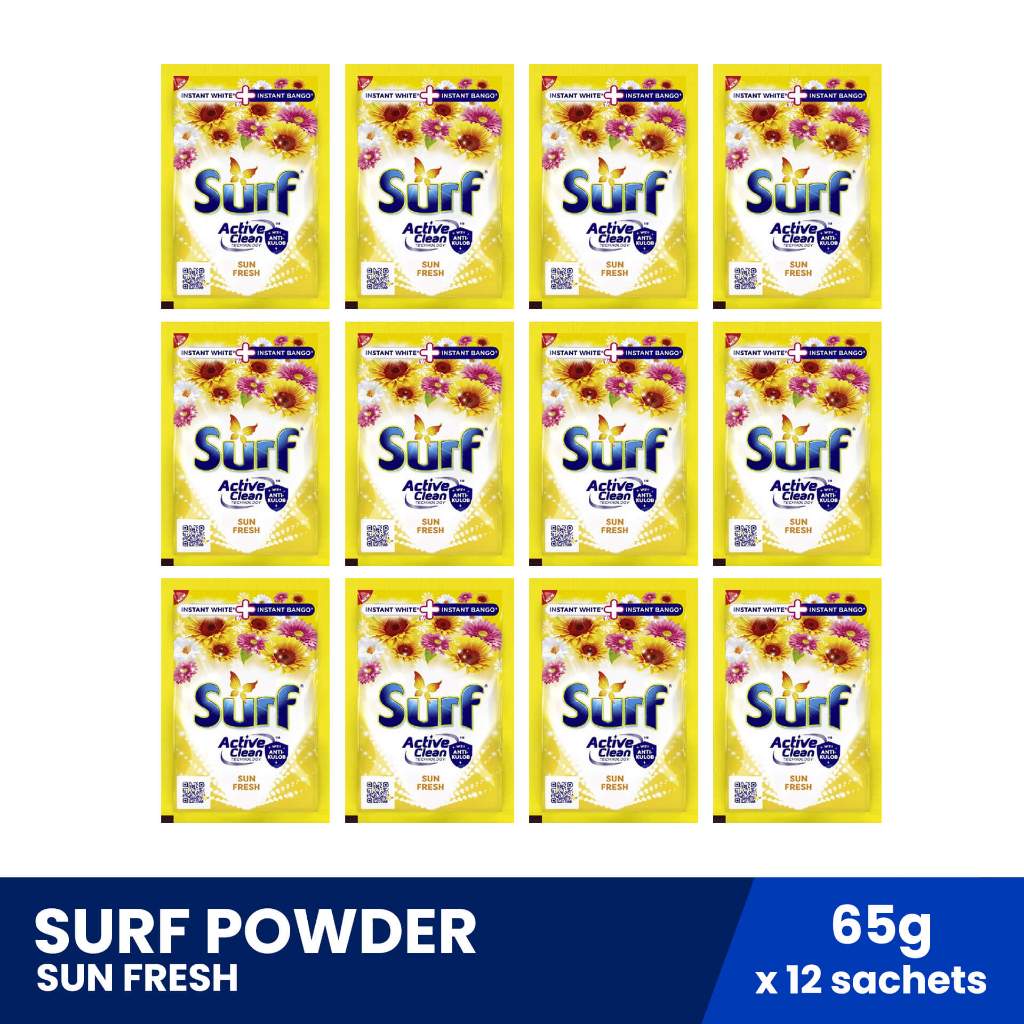 SURF Powder Sun Fresh 65g x 12 sachets Shopee Philippines