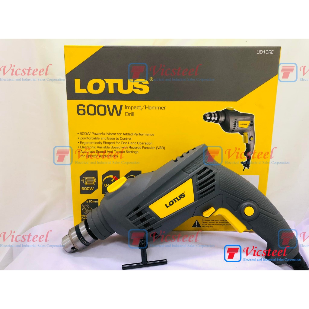 Lotus Impact Drill LID10RE 600 watts 3/8 10 mm original authentic ...