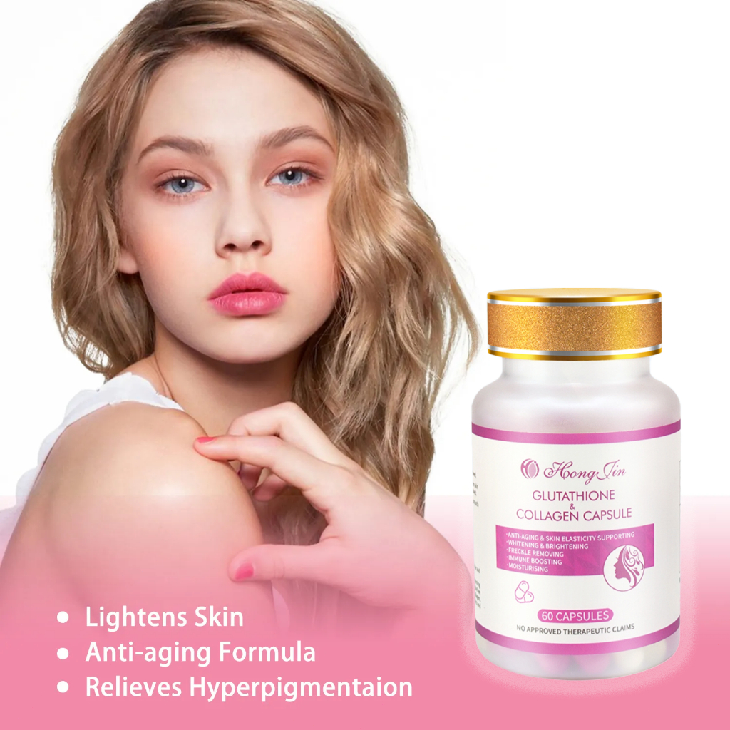 HONG JIN Skin Whitening Capsule Glutathione Tokyo Japan 3 in 1 Capsules ...