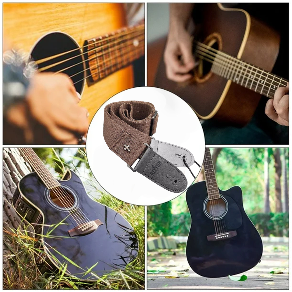 AirCell Guitar Strap For Electric Guitar, Bass & Acoustic With 3.5