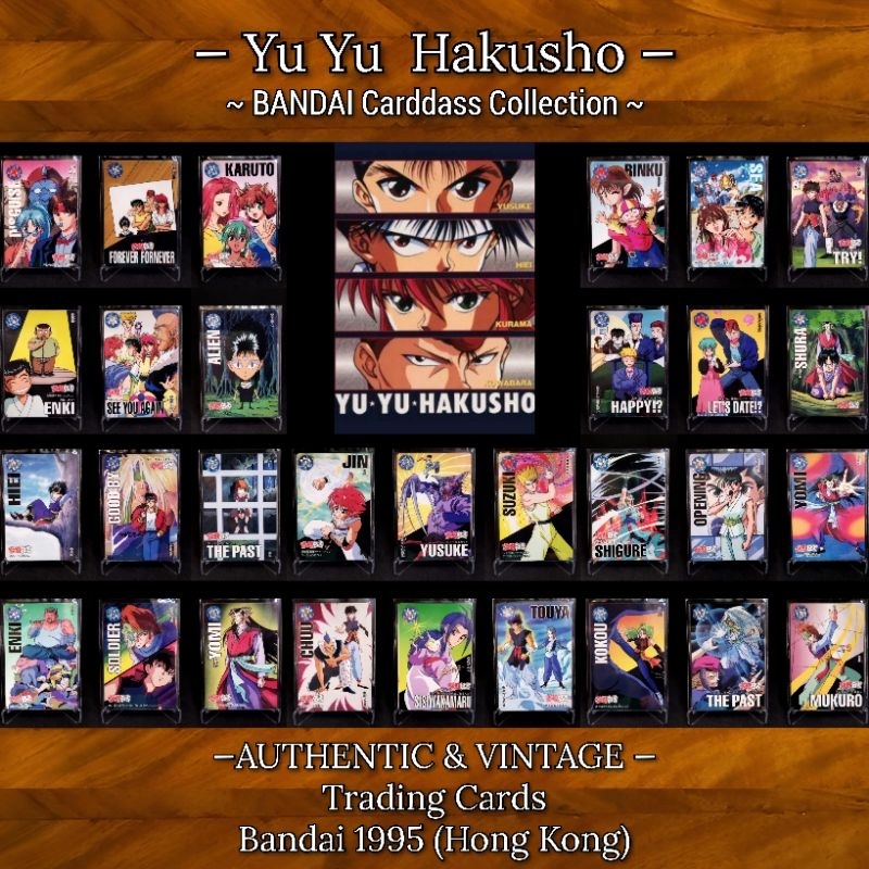 Yu Yu Hakusho - Trading Cards (Carddass) - HONGKONG 1995 - Bandai ...