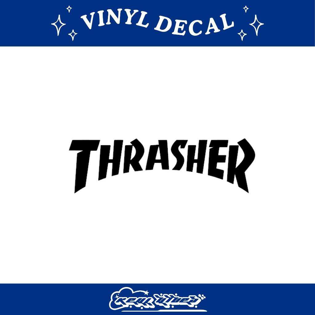 THRASHER Magazine logo vinyl decals brand laptop tumbler sticker ...