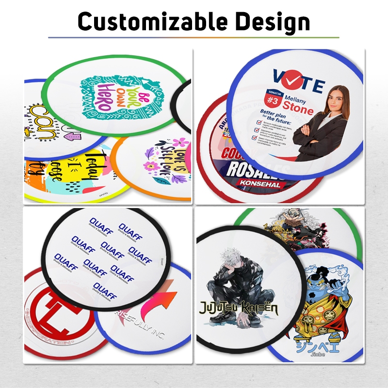 (5pcs) Blank Printable Foldable Round Fan Rim Color | Shopee Philippines