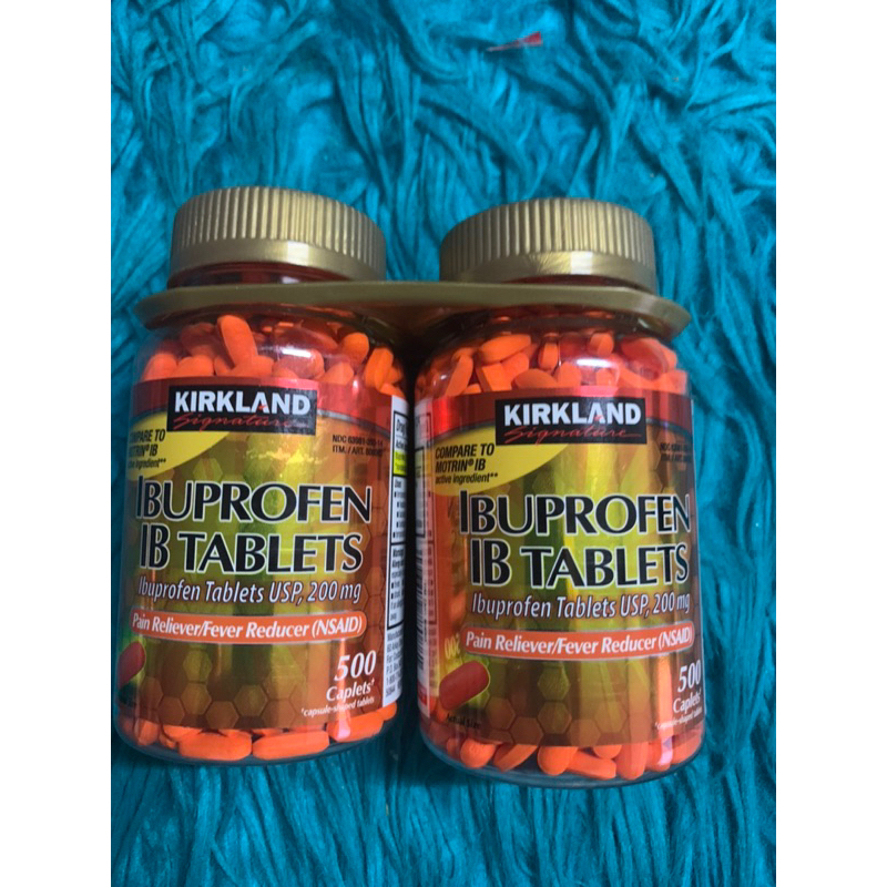 Original Kirkland Signature Ibuprofen IB Tablets USP,200mg 500cap. From