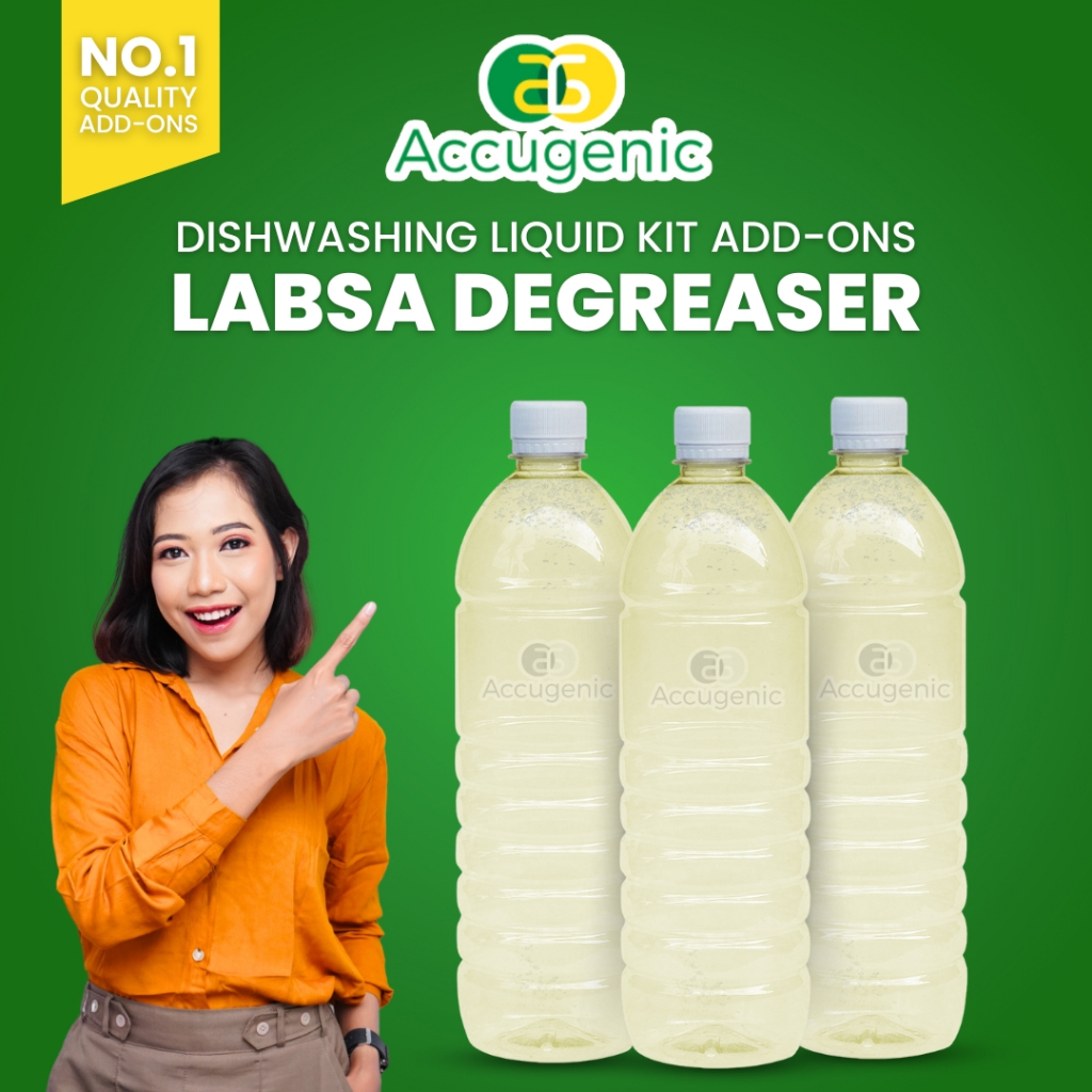 Accugenic 1 Liter LABSA Degreaser Pure And Concentrated For Dishwashing ...