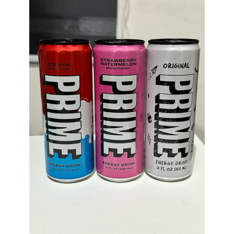 Prime Energy Drink 355ML icepop/original/strawberry watermellon ...