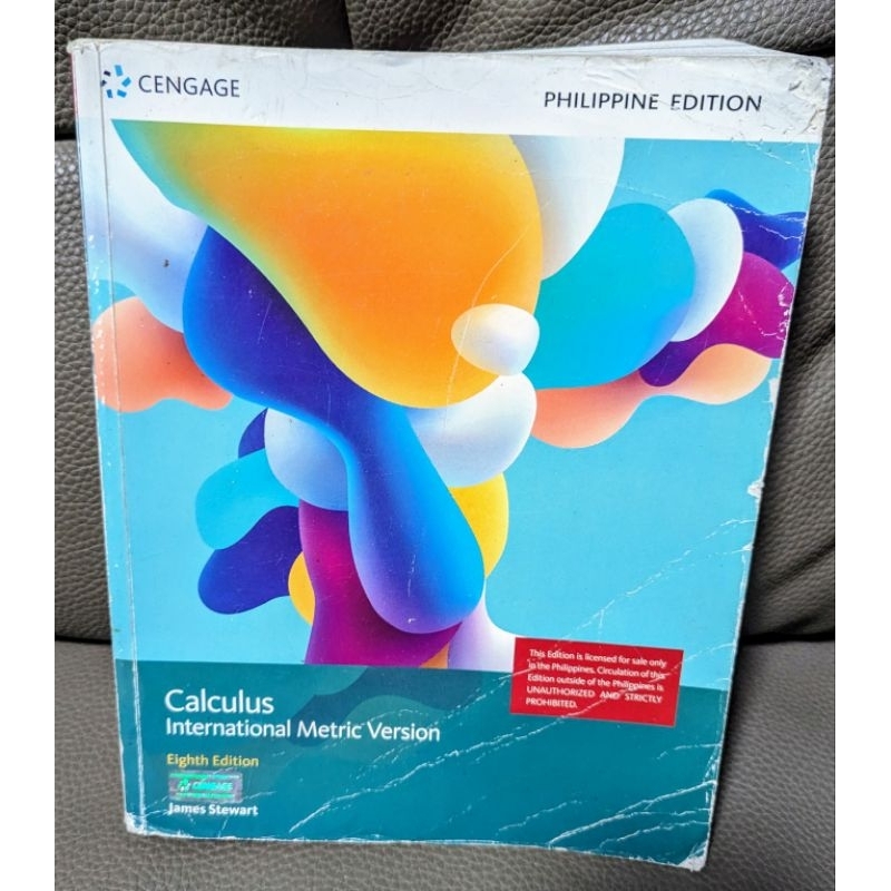 Calculus - International Metric Version Cengage (Used) | Shopee Philippines