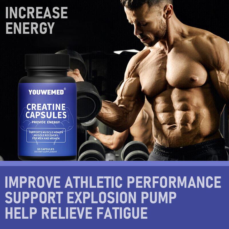 Creatine Monohydrate Capsules 1200 Mg For Muscle Growth Increase Strength And Energy Shopee 8863