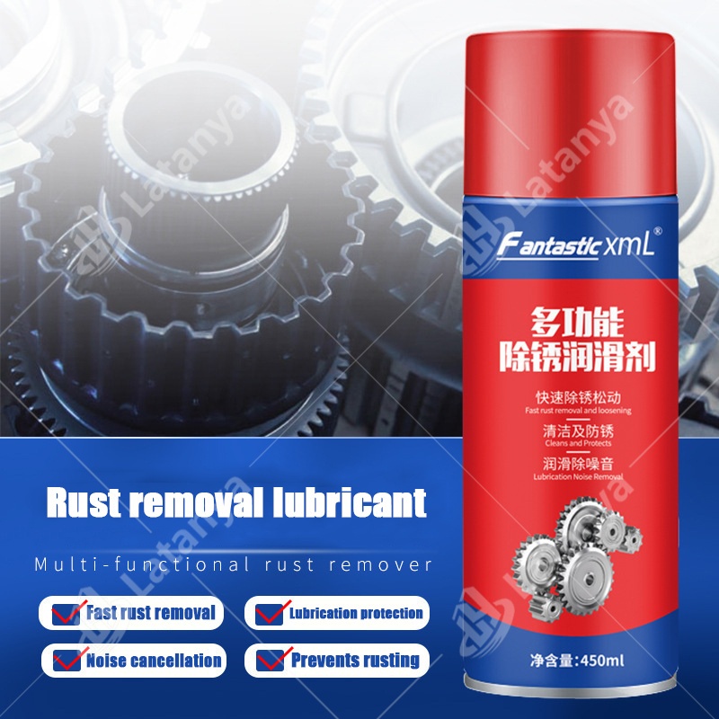 50 years will not rust Rust Remover Spray for Car Motorcycle Bike Metal ...