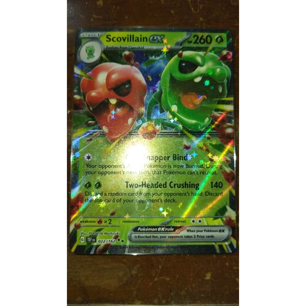asap rocky pokemon card Scovillain EX Ultra Rare Surging Sparks 037/191, NM Pokemon Card