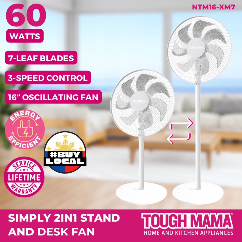Tough Mama NTM16-XM7 WHITE Simply 2-in-1 Electric Stand and Desk 