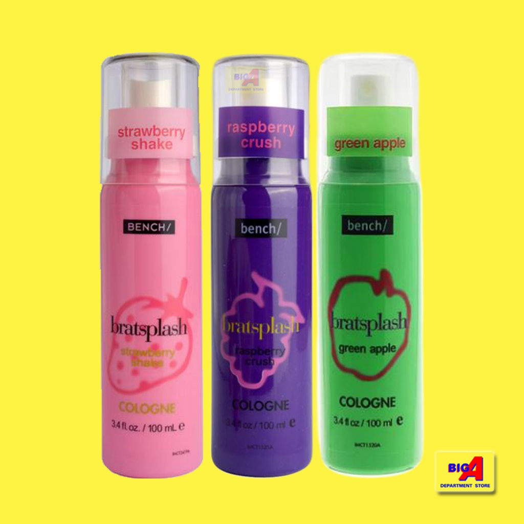 Bench/ Bratsplash (Kiwi, Strawberry, Raspberry, Apple) | Shopee Philippines