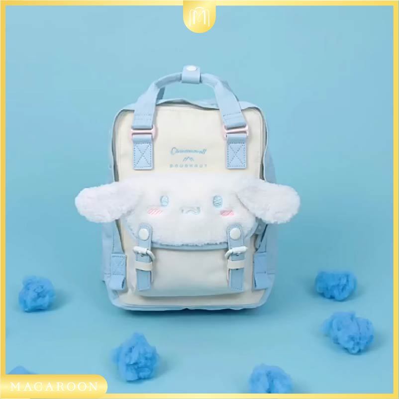 MACAROON Doughnut Cinnamoroll Backpack Girl cute School bag Large ...