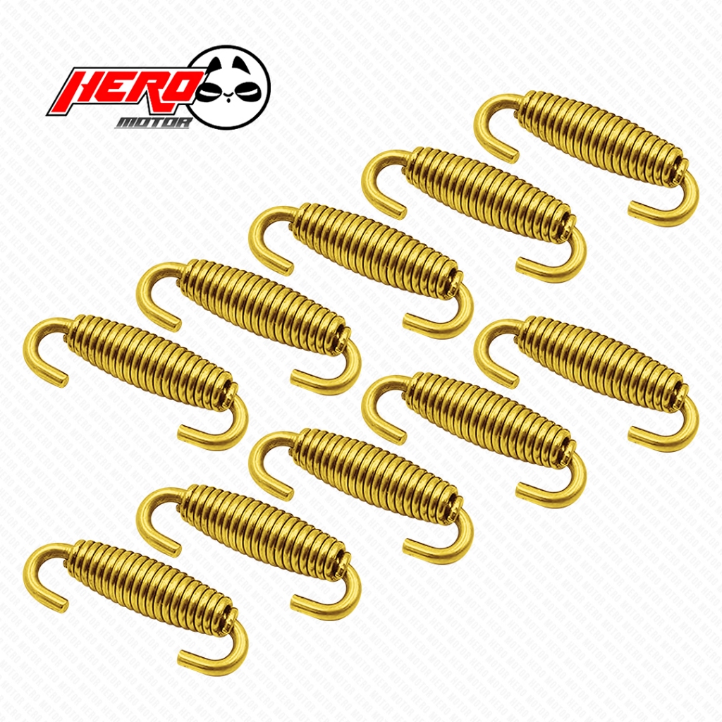 Chicken Pipe Muffler Spring Stainless Gold & Titanium 1pc | Shopee ...