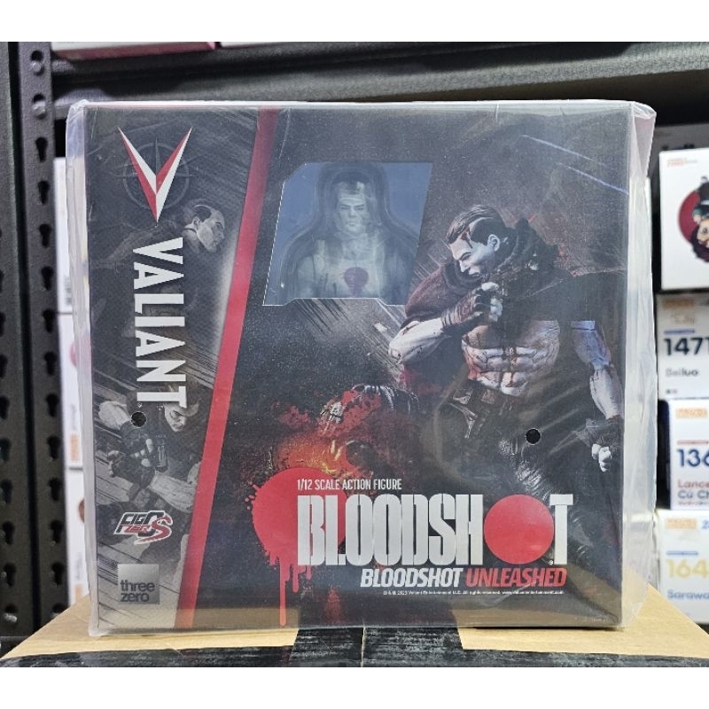 Threezero VALIANT FigZero S 1/12 Bloodshot Action Figure Three Zero New In Hand