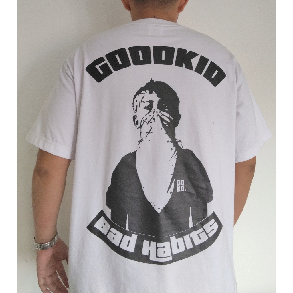 GDKD. Bad Habits (White shirt) | Shopee Philippines