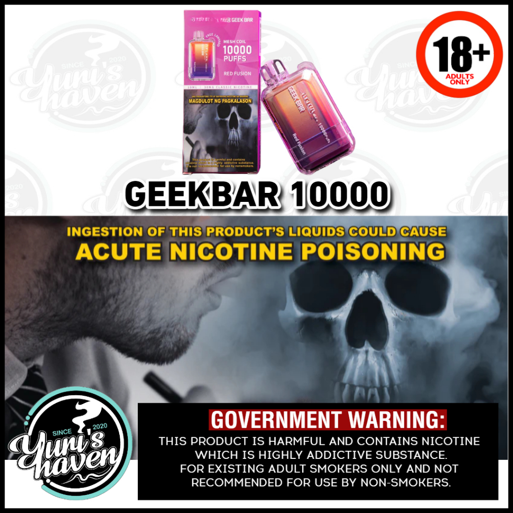 Geek bar x Denkat 10000 puffs disposable pods with lanyard (LEGIT ...