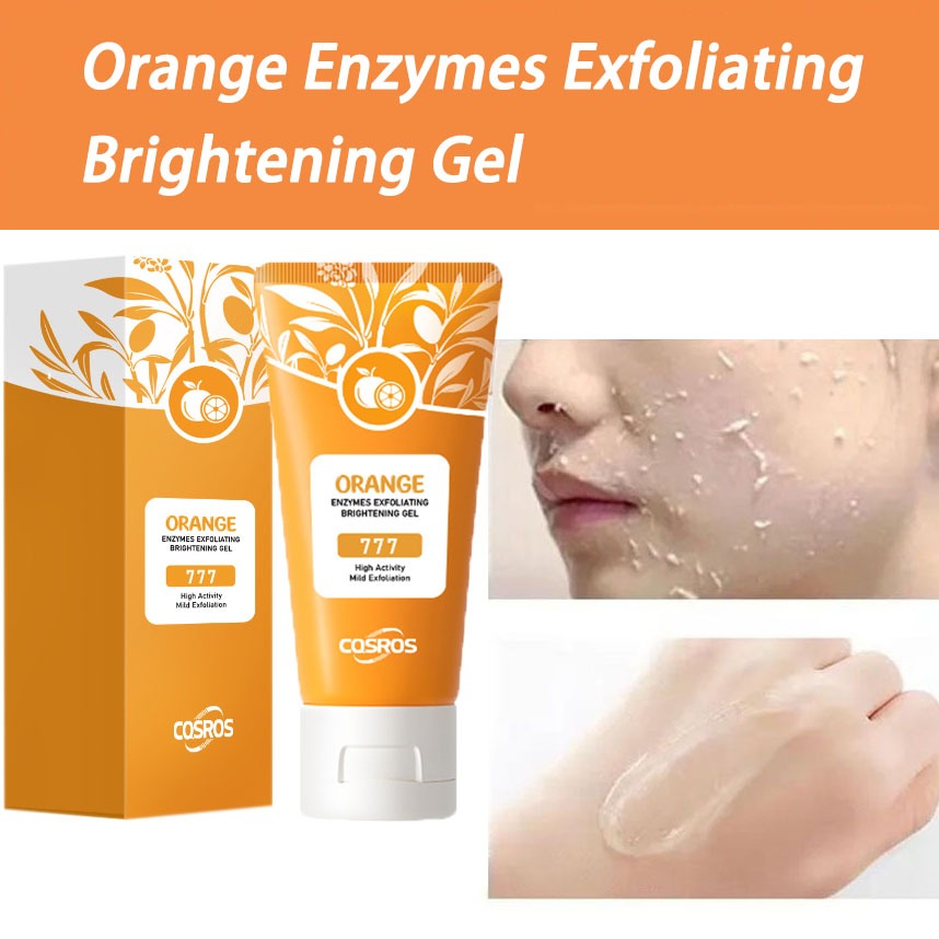 Orange Enzymes Exfoliating Brightening Gel Face Whitening Deep Clean ...