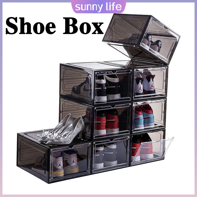 Colorful Shoe Box Waterproof Shoes Box Storag Organizer Shoe Rack ...