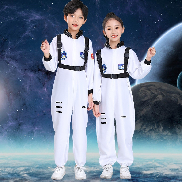 Astronaut Costume For Kids Space Suit Stage Performance Pilot Uniform ...