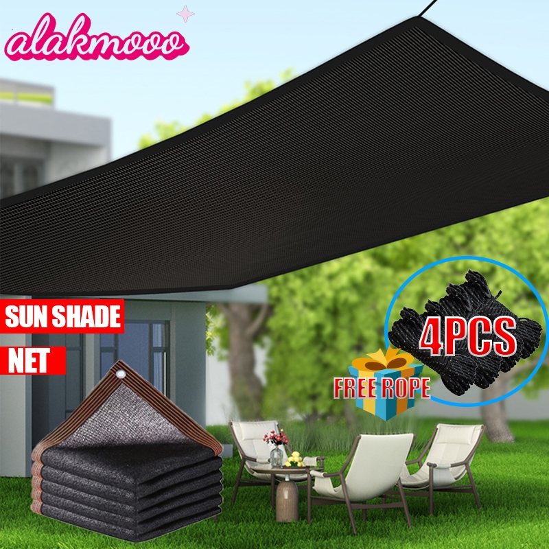 FREE 4PCS Rope and Sunshade net UV resistant 90% net sunscreen and ...