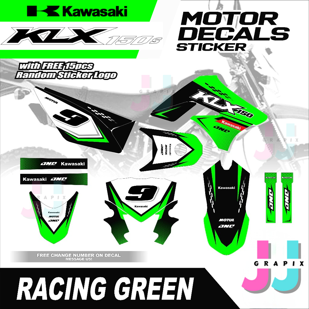 Kawasaki Klx L Full Body Sticker Decals Laminated Protection