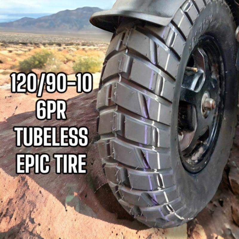 120/9010 120/7012 130/7013 EPIC TIRE FOR SUZUKI BURGMAN 6 PLY