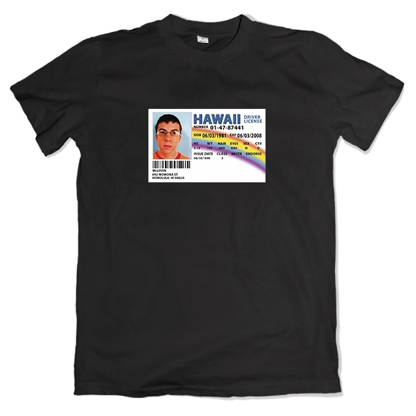 SUPERBAD MCLOVIN ID SHIRT T-shirt Unisex Men's Women's Shirt Forever ...