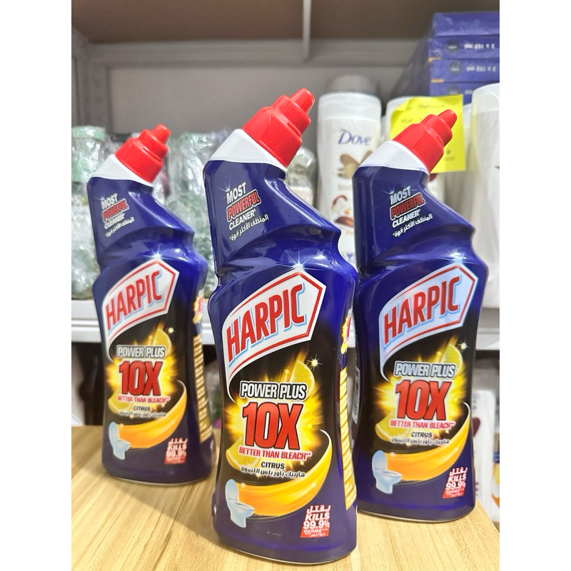Harpic Toilet Cleaner Power Plus 10X Citrus 750ML (per piece) | Shopee ...