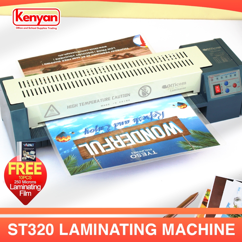 OFFICOM ST320 Laminator Machine A3/A4 Size LED Display (HOT/COLD ...