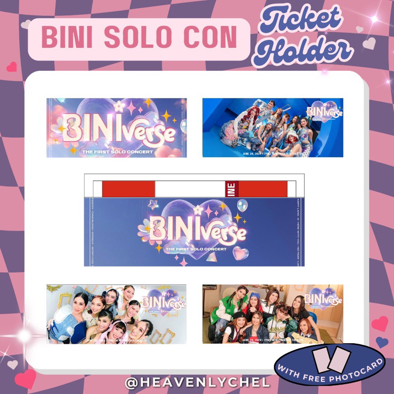 BINIverse The First Solo Concert Ticket Holder Ticket Envelope Pouch ...