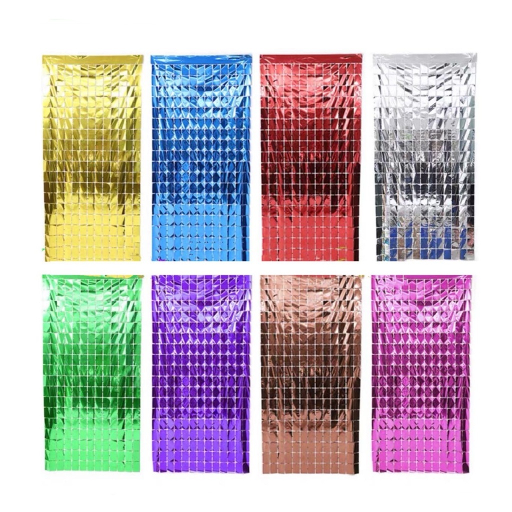 Disco Ball Foil Curtain Laser Silver Disco Bachelorette Party Backdrop Curtain Disco Ball Wall Curtain For 70S Birthday Wedding
