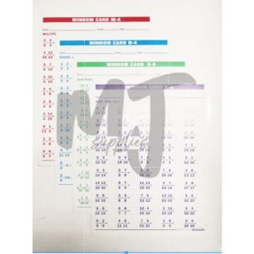 50 PCS. Per LEVEL (1,2,3 & 4)Addition Subtraction Multiplication ...