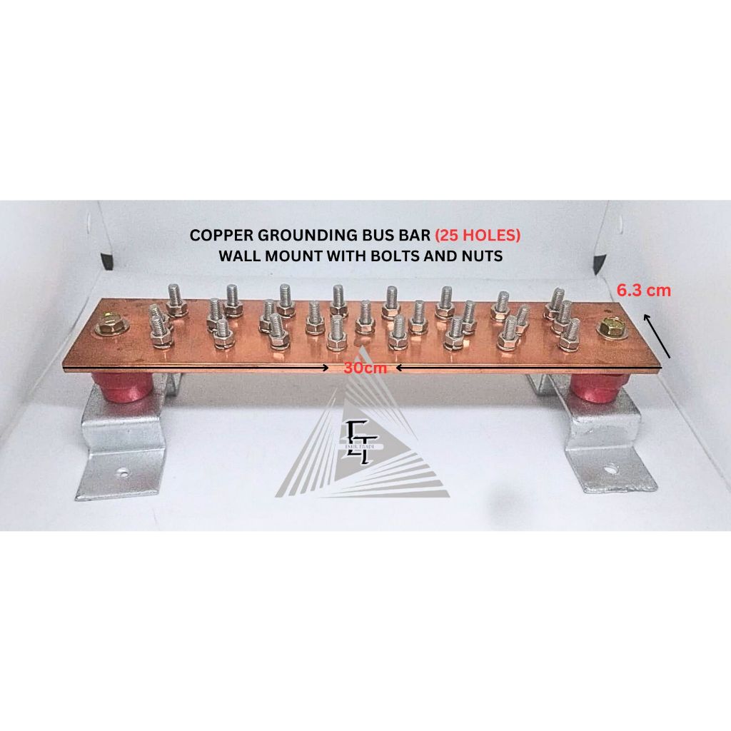 Copper Grounding Busbar Bar Kit Shopee Philippines